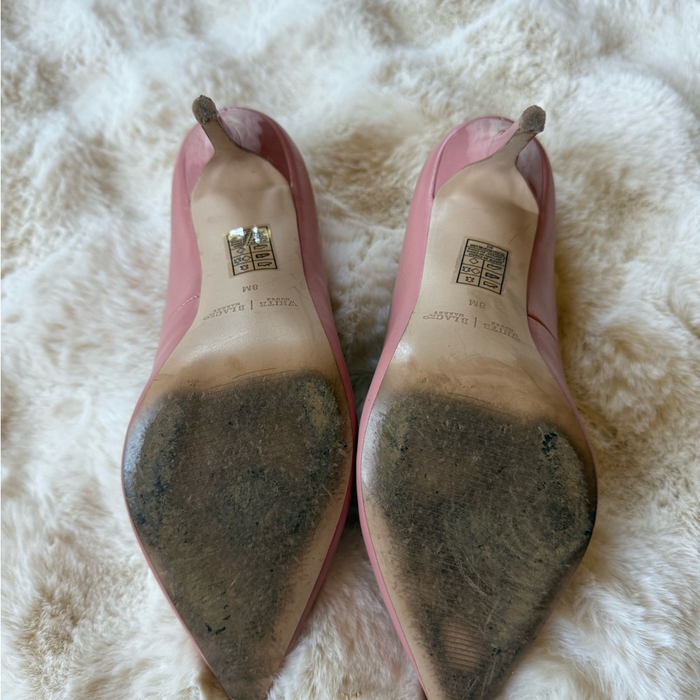 White House Black Market Dusty Rose Pointed Toe Pumps - Picture 3 of 3